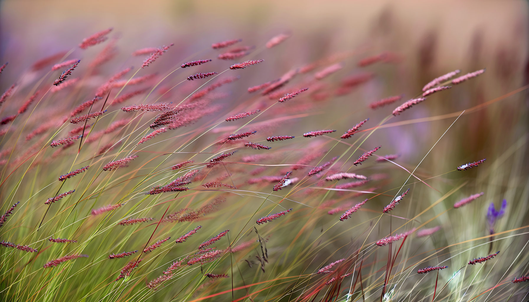 Little Bluestem grass in a prairie